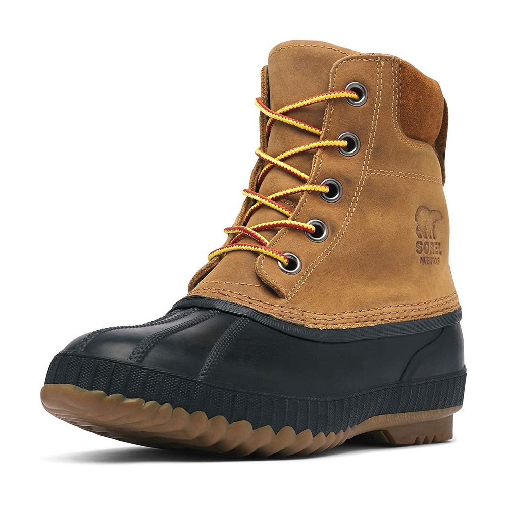 Sorel Cheyanne II Leather Duck Boots‎ Men Size 7 Brown Lace NY1891-286 Gorpcore